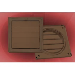 Gravitaciona ventilaciona rešetka cun 150x150mm inox ( 9083 )