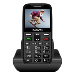 Evolveo - EasyPhone XR, 4G mobilni telefon za starije osobe crna