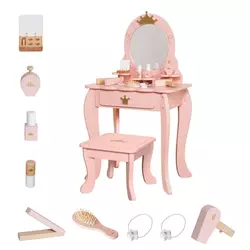 Kinder Home Dečiji sto za šminkanje sa ogledalom, princeza ( V08H206B )