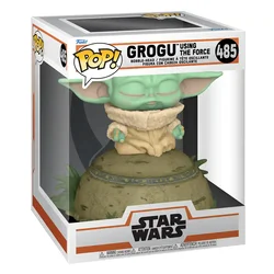 FUNKO FUNKO POP DELUXE: MANDALORIAN - THE CHILD USING THE FORCE figura, (701337)