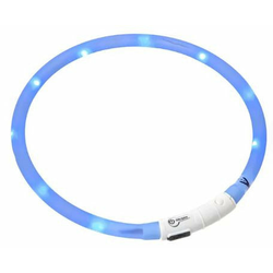 Flamingo Visio Light Led ovratnica za pse - modra 70 cm