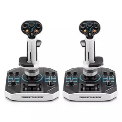 Thrustmaster Sol-R 2 HOSAS Space Sim Duo Črna, Bela USB Palica za letenje Analogni / Digitalni PC PC
