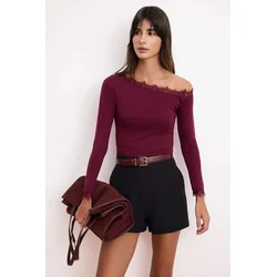 Trendyol Milla Ženska bluza, Bordo