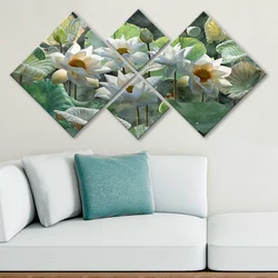 Wallity slika 4MDF1823659058, 60x115 cm, 4 dijela