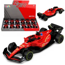 LEAN TOYS Dirkalna Formula Pull Back - Kovinska, Rdeča, 1:43