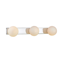 MINI ZIDNA SVJETILJKA 3L CHROME/WHITE IP44 G9 IP44