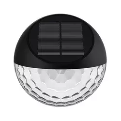Aigostar - LED RGB solarno zidno svetlo LED/2W/1,2V crna IP44