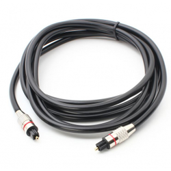 3G (85443) kabl Optički Audio (muški) na Optički Audio (muški) 6.0mm 3m crni