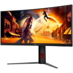 AOC 34 inča CU34G4Z WQHD 3440x1440 Fast VA 240 Hz FreeSync zakrivljeni gaming monitor