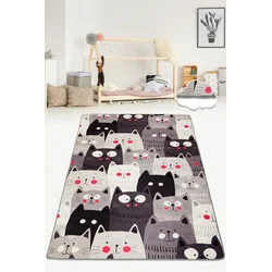 Conceptum Hypnose Tepih Cats Gray, 120x180 cm, Sivi