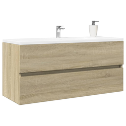 Ormarić za umivaonik boja hrasta sonome 100x38,5x45 cm drveni