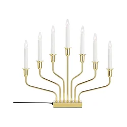Markslöjd 706561 - Božićni svećnjak BROSA 7xE10/3W/230V zlatna