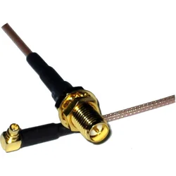 Pigtail MMCX- RP-SMA/m Super Low Loss 200mm