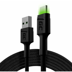 Green Cell KABGC13 USB kabel 2 m USB 2.0 USB A USB C Crno