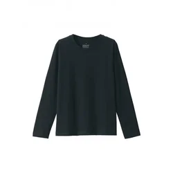 Muji Ženska majica dugih rukava, Crna