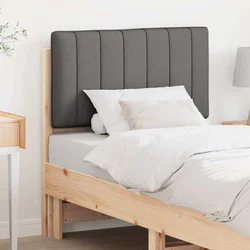 vidaXL Tapecirano vzglavje z vzglavjem Rjava in temno siva 75 cm
