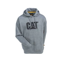 CAT moški pulover s kapuco W10646, št. S, siva