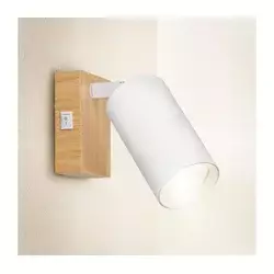 Brilagi - Zidno reflektorsko svetlo SELE 1xGU10/30W/230V bela/dekor hrasta