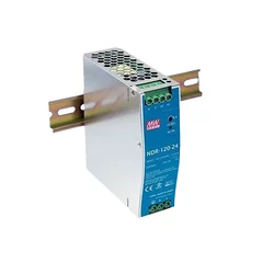 MEANWELL Industrijsko napajanje na DIN šini 120 W NDR 120 24, Crno