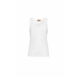 Missoni Ženska majica bez rukava DS22SK0EBK011L-14300, Bela