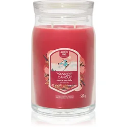 Yankee Candle Signature Large Jar 2 Wicks Santa On Skis Universal