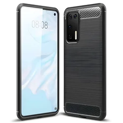 Futrola Carbon Shield TPU za Huawei P40 - Crna KP9461
