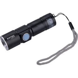 Extol - Punjiva LED baterijska lampa LED/3W/450 mAh/3,7V crna