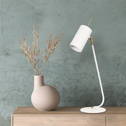 Opviq Stona lampa E27 Socket, Bela