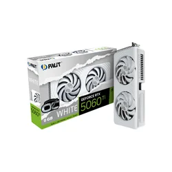 PALIT 5060 Ti White OC 8GB 8GB GDDR7, 128-bit, 3x DP, 1x HDMI