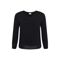 KAFFE CURVE Bluza Ami, črna