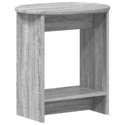 Bocni stol Siva sonoma 50 x 39,5 x 55 cm Konstruirano drvo