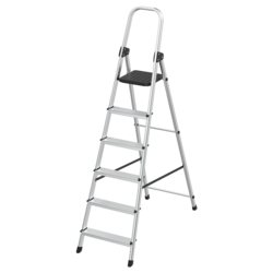 TEXELL Aluminijumske merdevine 6 stepenika Alu Strong TM-A136