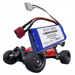 TELIT POWER Baterija Li-Ion za trkački auto SCY 16201, 7.4 V, 2500 mAh, 4WD, Plava