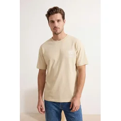 Trendyol Muška majica Tmnss23Ts00170, Bež