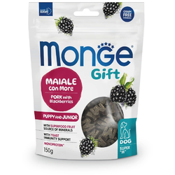 Monge Super M Puppy and Junior Poslastica za štence, Svinjetina sa borovnicom, 150g
