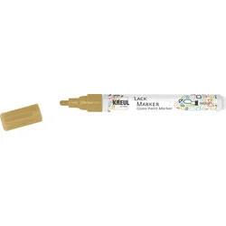 Sijoč lakasti flomaster Kreul medium - zlata