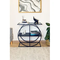 Hanah Home Komoda Cloudy, 80x83x30 cm, Crna