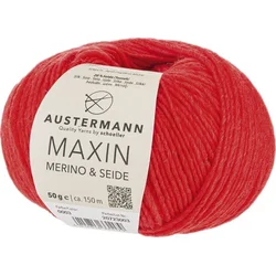 Austermann Maxin Merino & Seide 90320-03 Red Pletilna preja