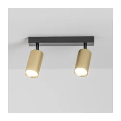 Brilagi - LED RGBW prigušiva spot svetlo SELE GOLDEN 2xGU10/6W/230V crna/zlatna