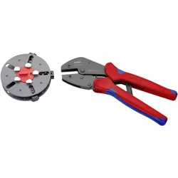 KNIPEX MultiCrimp klešta za stezanje sa rezervoarom za brzu izmenu 250 mm 97 33 01 crvena