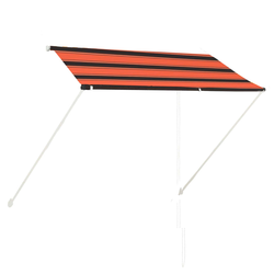 Den Zložljiva tenda 250x150 cm oranžna in rjava