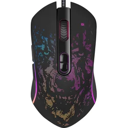 DEFENDER Žičani gejming miš Witcher GM-990, USB povezivanje, 3200 DPI, Šareni