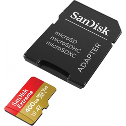 SANDISK spominska kartica microSD Extreme 400GB UHS-I + adapter