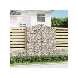 Lučne gabionske košare 7 kom 200x50x220/240cm pocinčano željezo