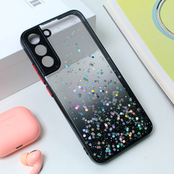 TERACELL Maska Frame Glitter za Samsung S906B Galaxy S22 Plus 5G crna