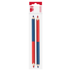 Dvostruka olovka ICO - Crni i plavi grafit, 7 mm, 2 komada