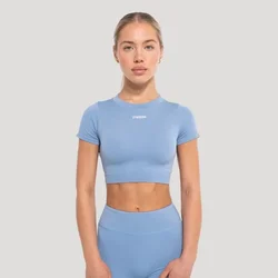 GymBeam Women‘s Flow Crop Top Azure