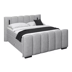 Boxspring Krevet Elysia 200/220 cm , svetlosiva
