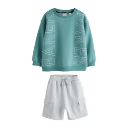Baker by Ted Baker Komplet svetlo siva/smaragd/bela