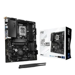 ASRock Matična ploča Z890 Pro-A, WiFi, LGA1851, 4xDDR5, 4xM.2, 4xSATA, HDMI, DP, Thunderbolt USB4, ATX, RAID